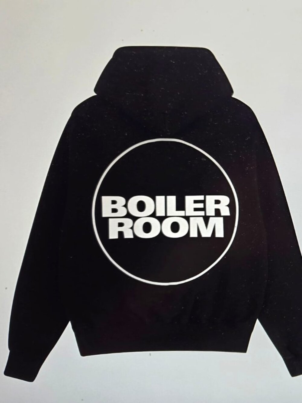 Black Heavy Boiler Room Hoodie - Men's XXL